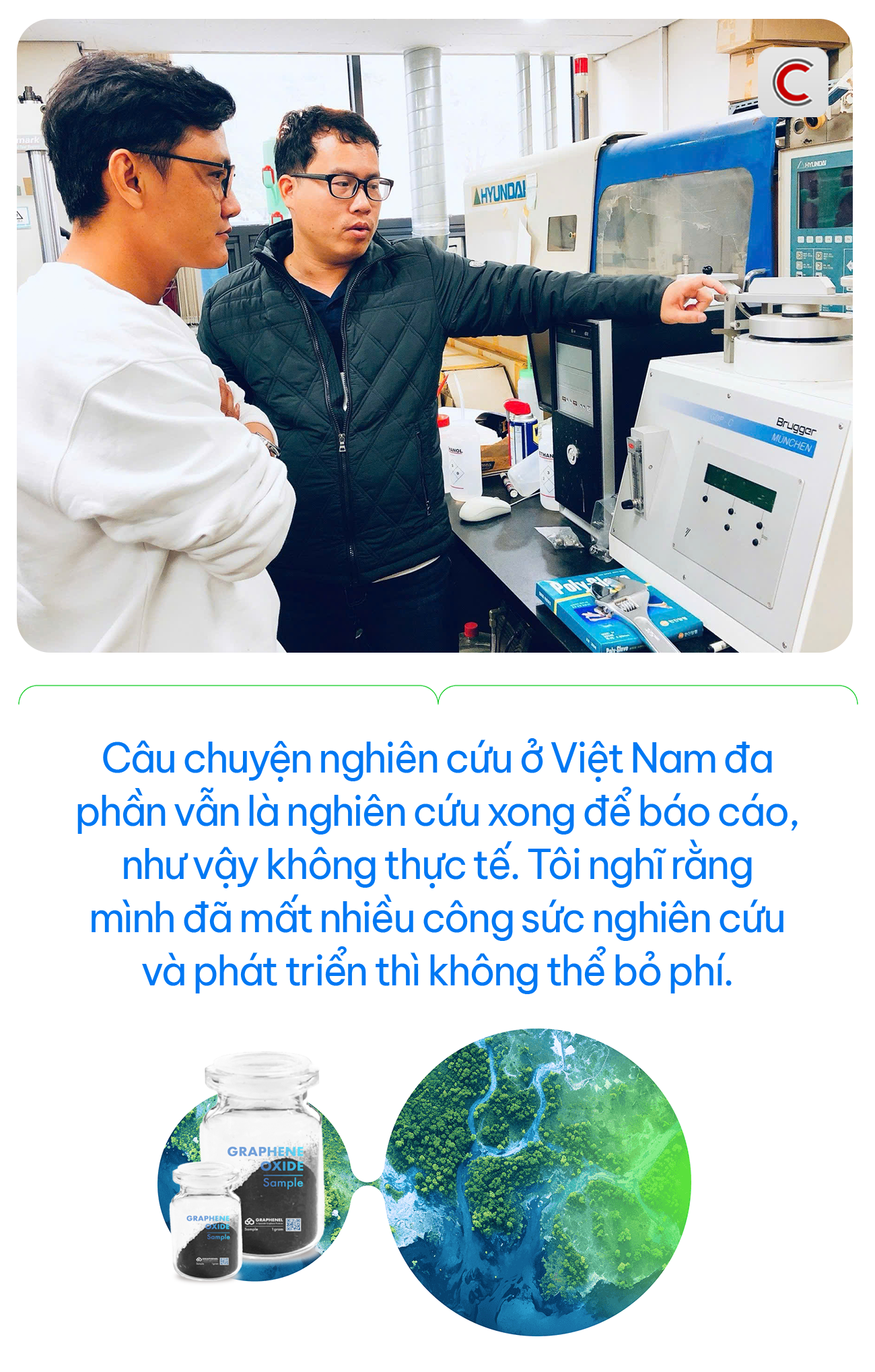Biểu đồ/hình ảnh minh họa quá trình nghiên cứu và phát triển graphene của Lê Minh Tuấn