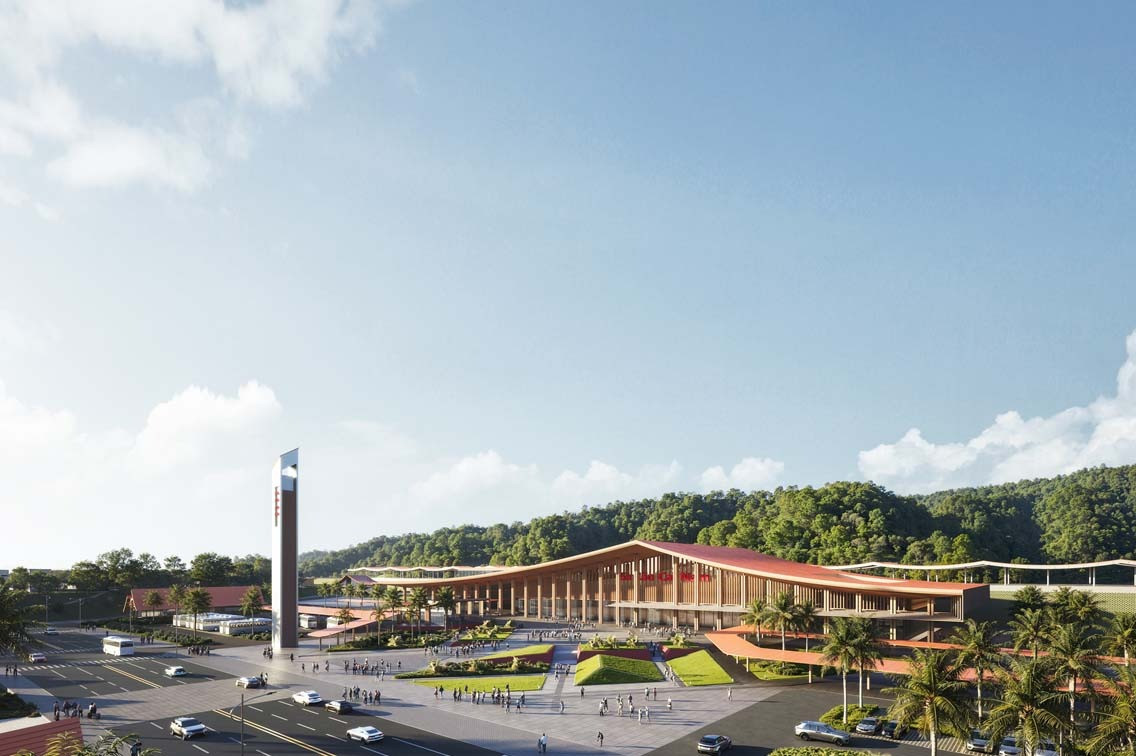 Nh&agrave; ga đường sắt L&agrave;o Cai