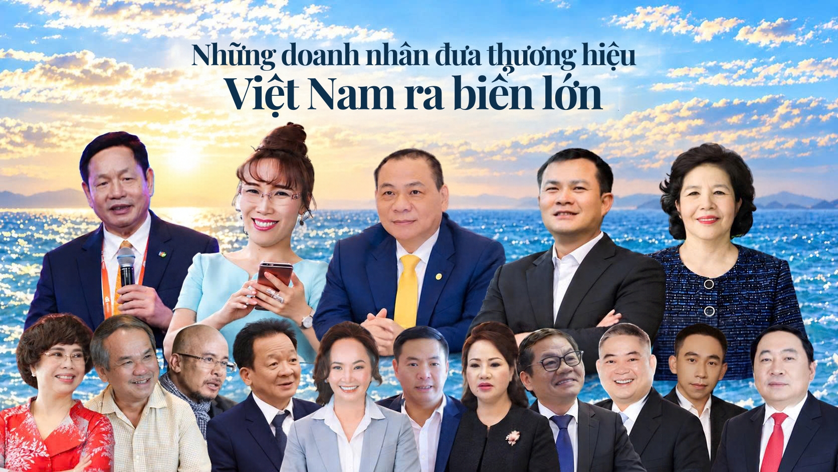 Cover Những doanh nhân đưa thương hiệu Việt Nam ra biển lớn
