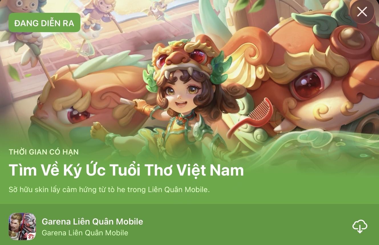 Lien Quan Mobile tren App Store